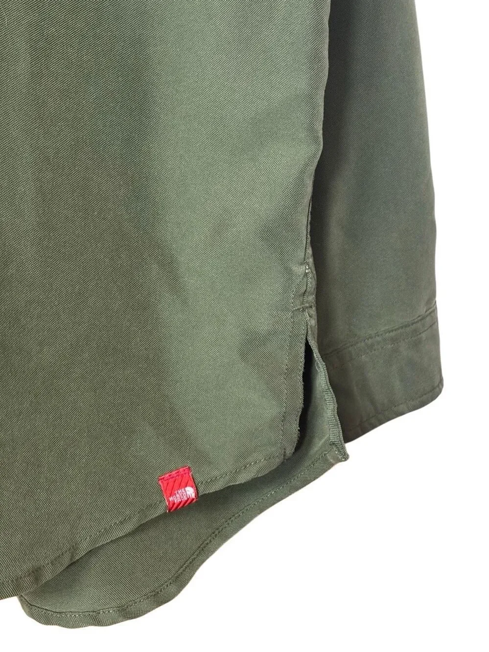 THE NORTH FACE Men’s XXL long sleeve shirt button-Up green hiking outdoors